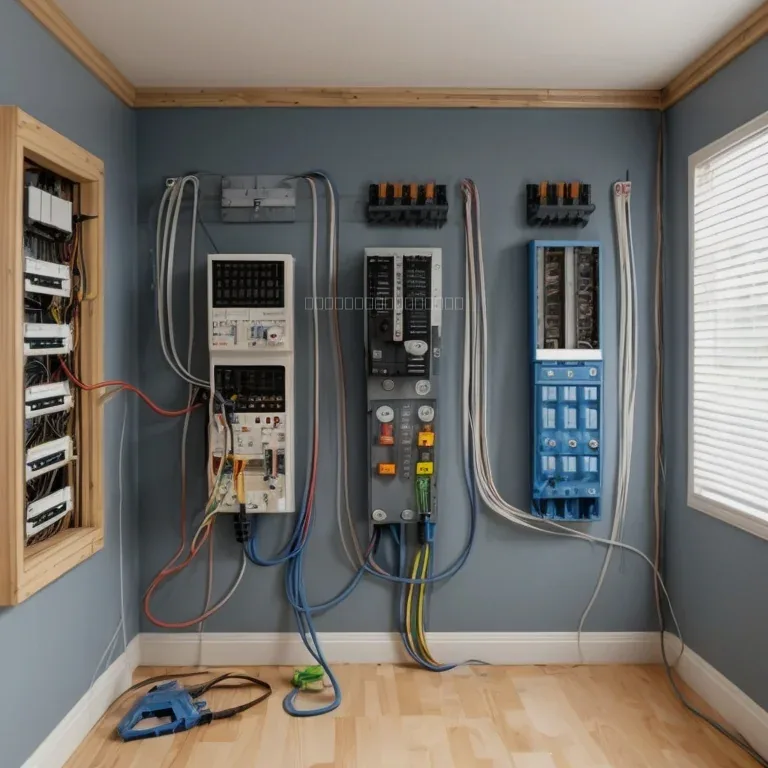Ilustración del flujo de datos para servicios eléctricos residenciales