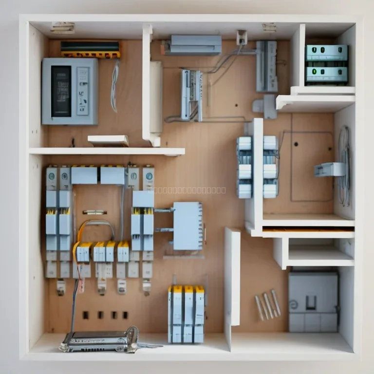 Plano unifilar y diagrama de circuito residencial